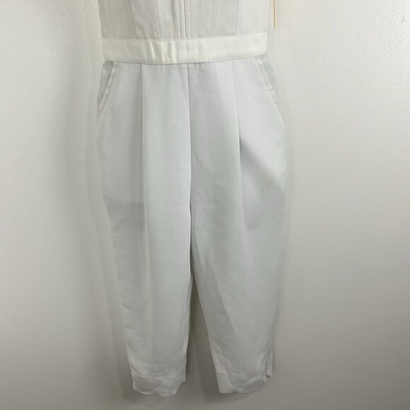 Alice + Olivia NWT Sleeveless Pleated Crepe Jumpsuit - Picture 3 of 14